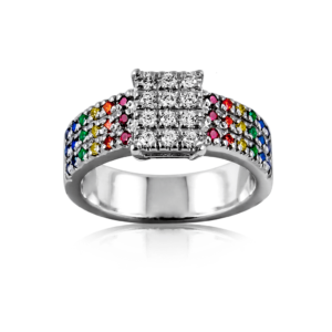 Anello arcobaleno A459 "Planet Pride"