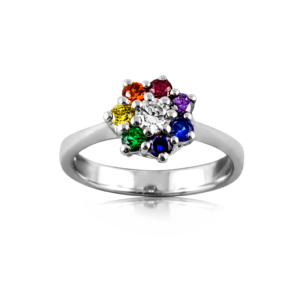 Anello fiore A-8A "Planet Pride"