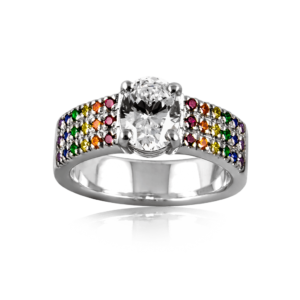 Anello arcobaleno A385 "Planet Pride"