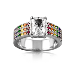 Anello arcobaleno A387 "Planet Pride"