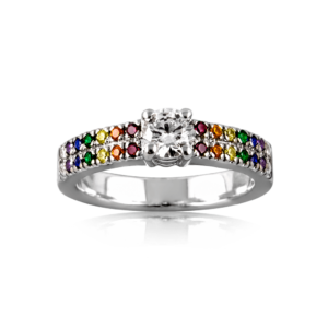 Anello arcobaleno A386 "Planet Pride"