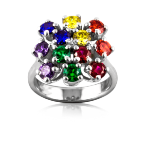 Anello arcobaleno A367 "Planet Pride"