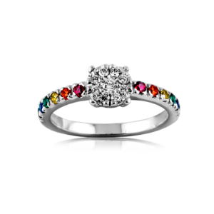 Anello arcobaleno A460 "Planet Pride"