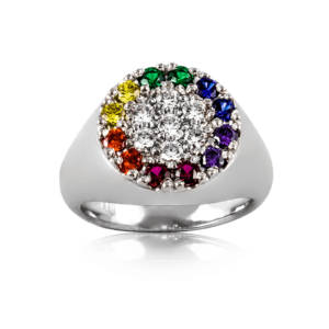 Anello arcobaleno A334 "Planet Pride"