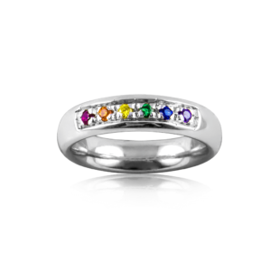 Anello fede comoda A294G "Planet Pride"