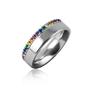 Anello fede comoda A502 "Planet Pride"