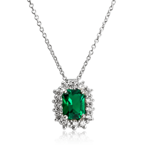 Ciondolo piccolo verde C381ve "Princess"