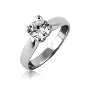 Anello solitario gambo largo A386s "Luce"