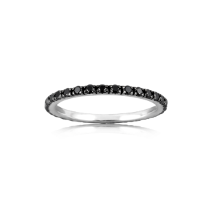 Fedina piccola a giro nera A208G2-ne "Eternity"