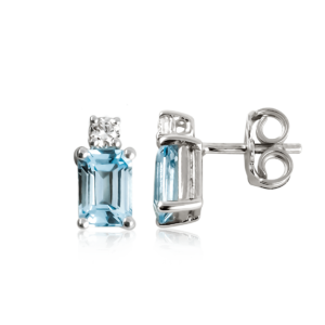 Orecchini rettangolari B372Faz "Ghiaccio"