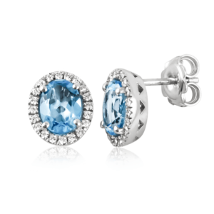 Orecchini ovali B374Faz "Ghiaccio"