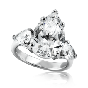 Anello pietra a goccia grande A507 "Royale"