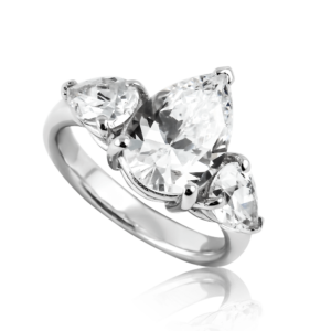 Anello pietra a goccia piccola A509 "Royale"