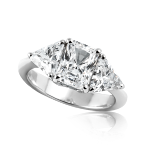 Anello pietra rettangolare piccola A506 "Royale"